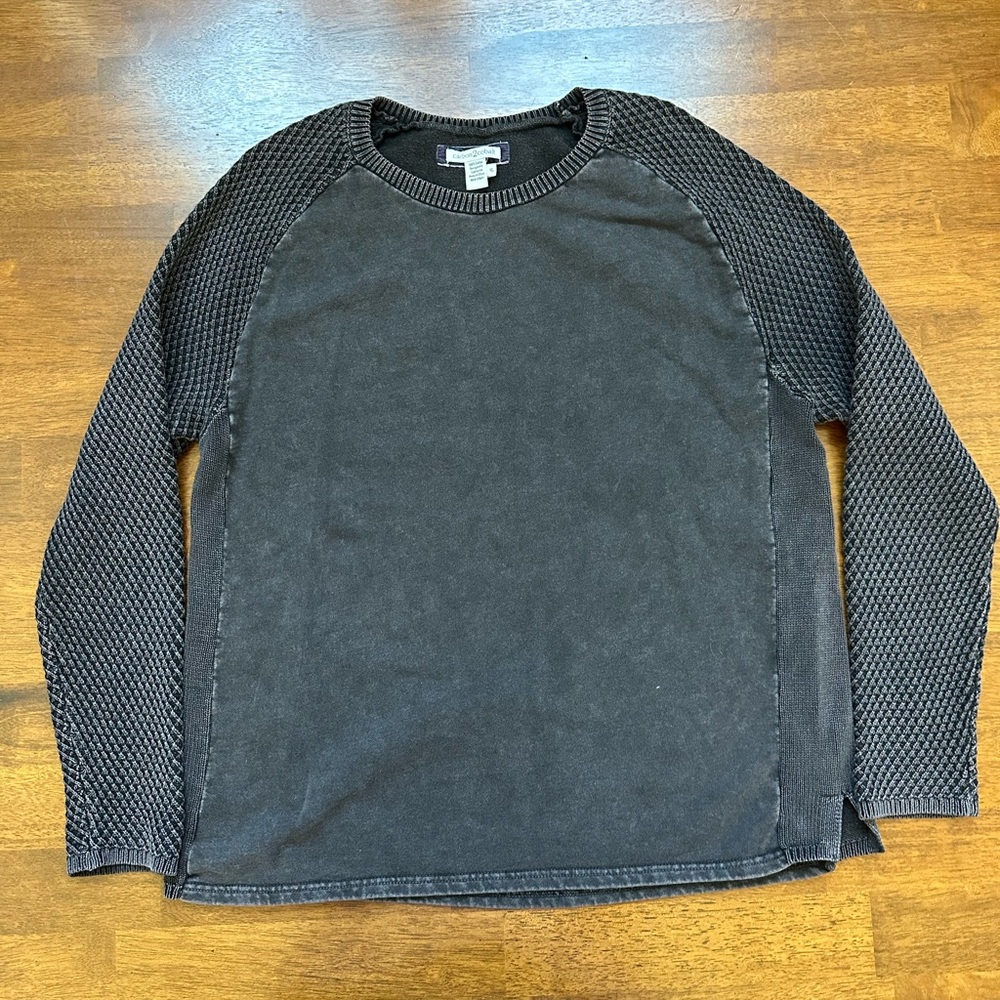 Carbon2Cobalt Black LS Textured Sweater XL mint condition